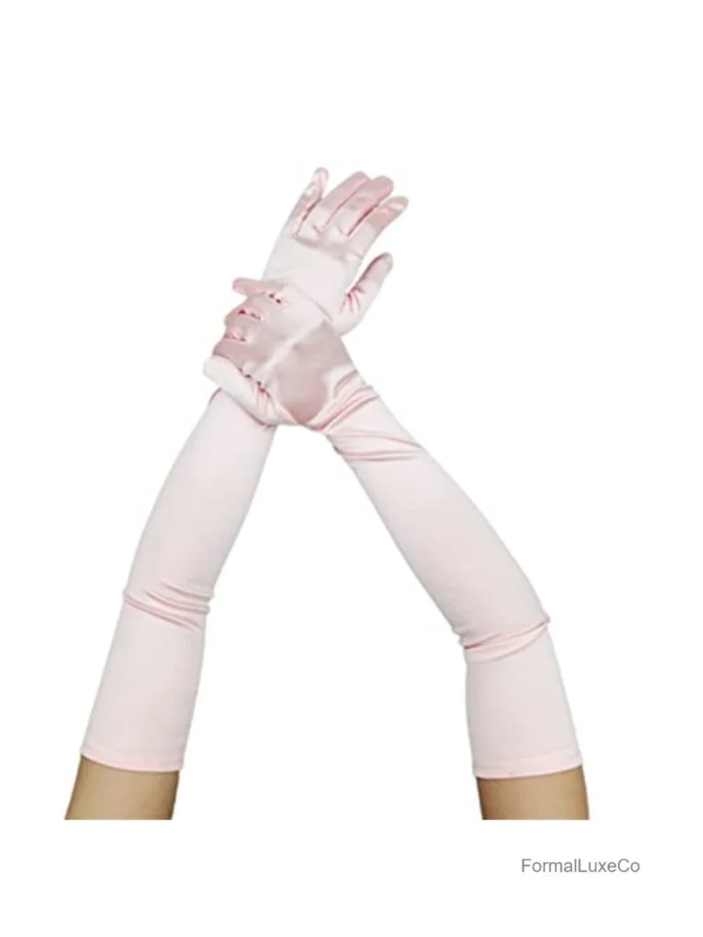 Elbow Length Satin Opera Gloves 1920s Flapper Costume Accessory Formal Party